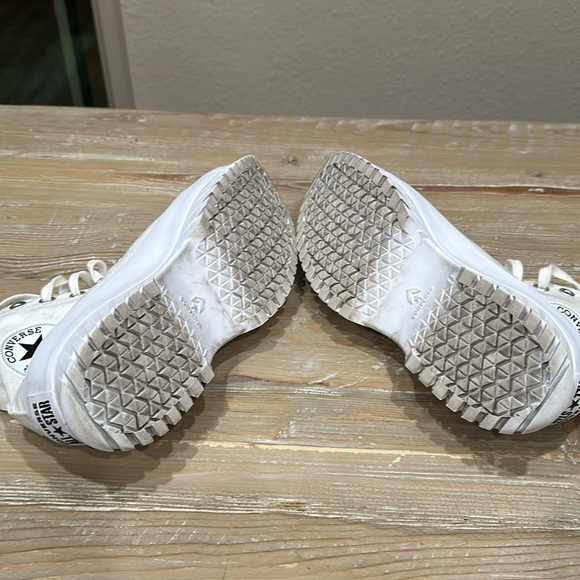 Converse High Top Lugged Leather Trainers - Picture 7 of 12